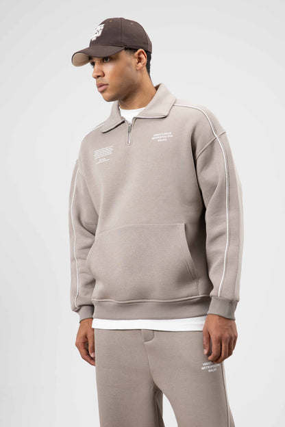 Çizgi Detaylı Oversize Eşofman Takım