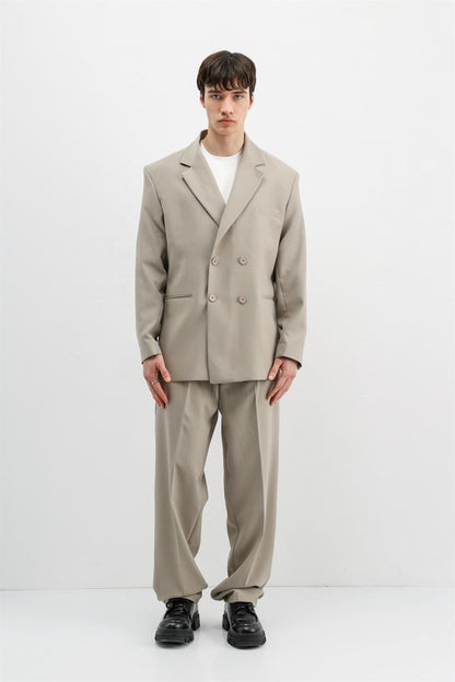 Oversize Kruvaze Takım Elbise
