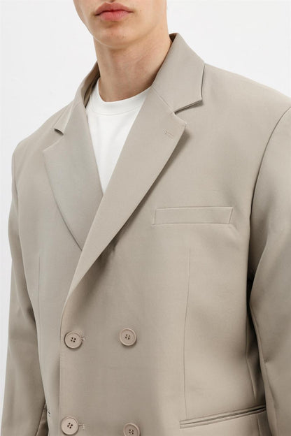 Oversize Kruvaze Takım Elbise