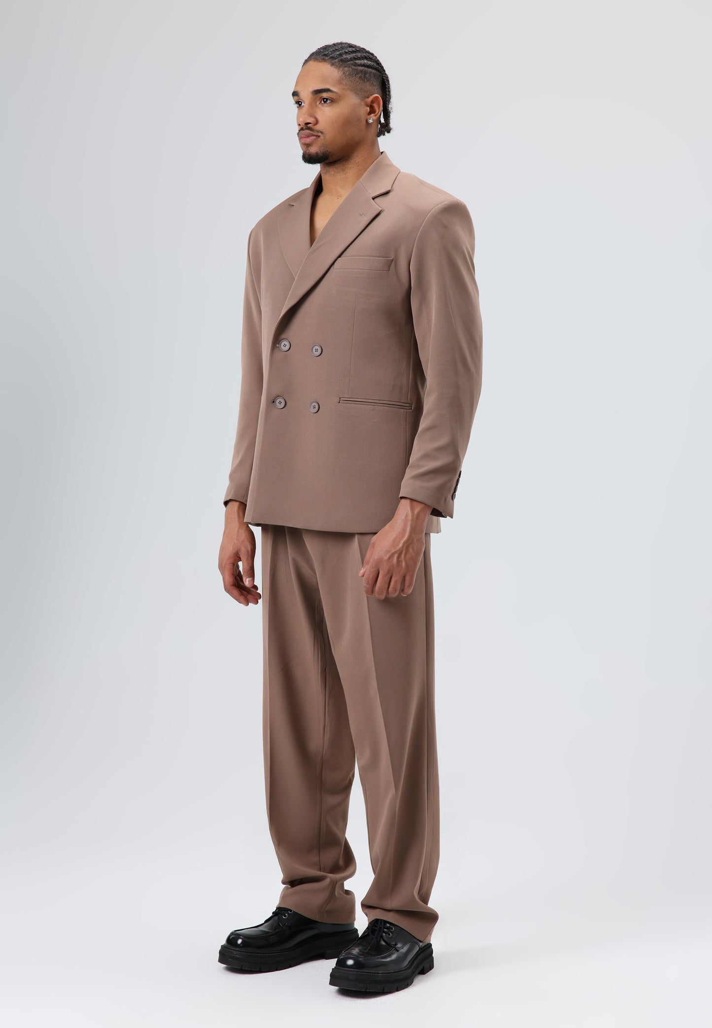 Oversize Kruvaze Takım Elbise