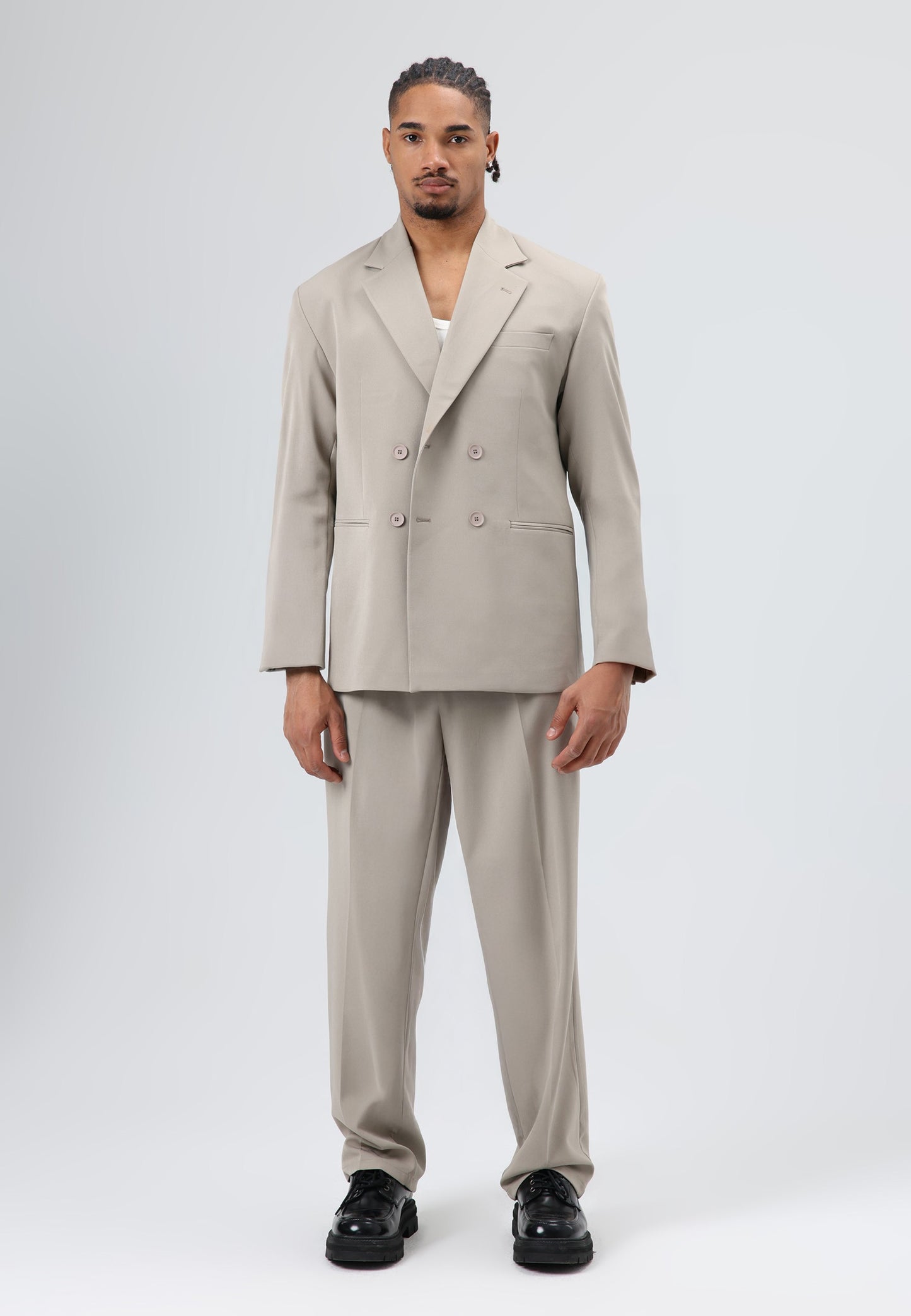 Oversize Kruvaze Takım Elbise