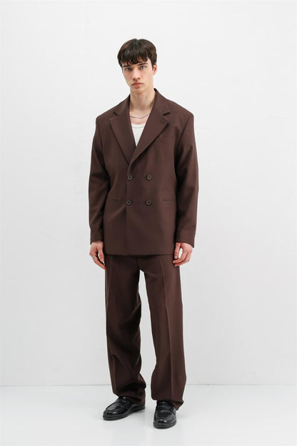 Oversize Kruvaze Takım Elbise