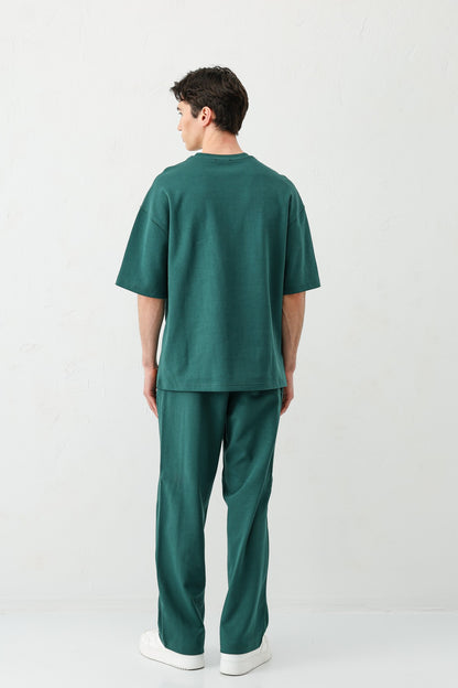 Oversize Champ Baskılı Eşofman Takım