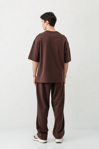 Oversize Champ Baskılı Eşofman Takım
