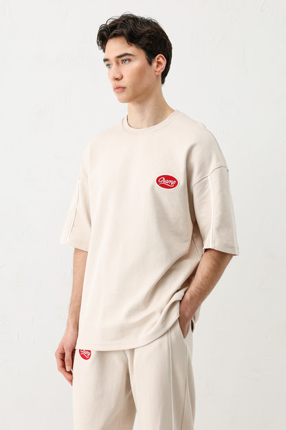 Oversize Champ Baskılı Eşofman Takım