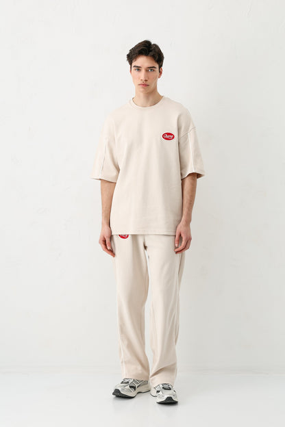 Oversize Champ Baskılı Eşofman Takım