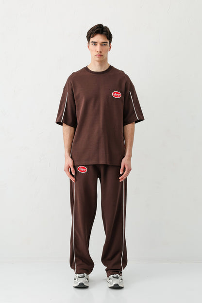 Oversize Champ Baskılı Eşofman Takım