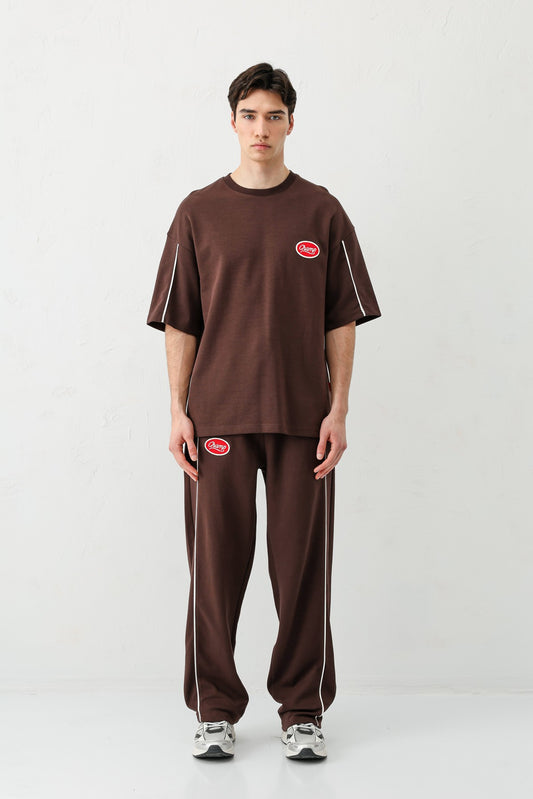 Oversize Champ Baskılı Eşofman Takım