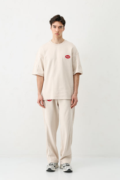 Oversize Champ Baskılı Eşofman Takım