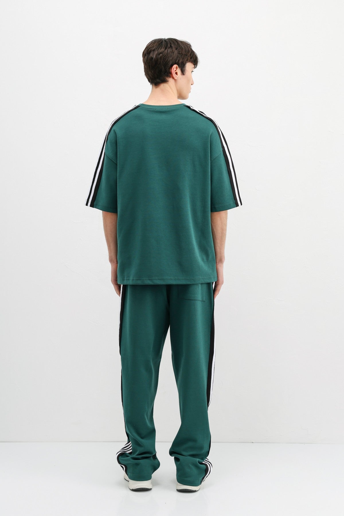 Oversize Baskılı Eşofman Takım Nefti