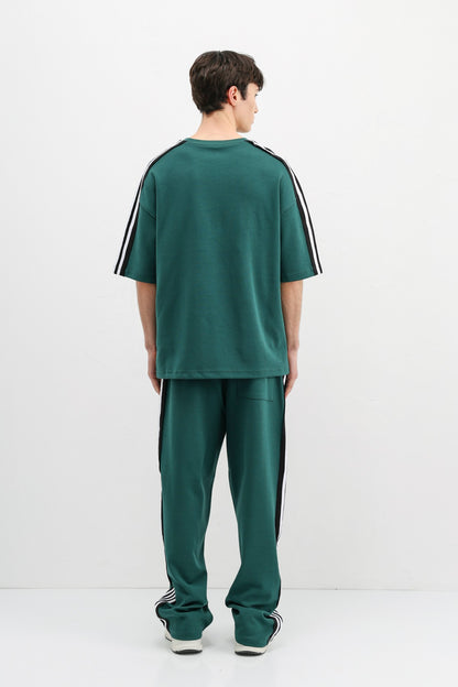 Oversize Baskılı Eşofman Takım Nefti