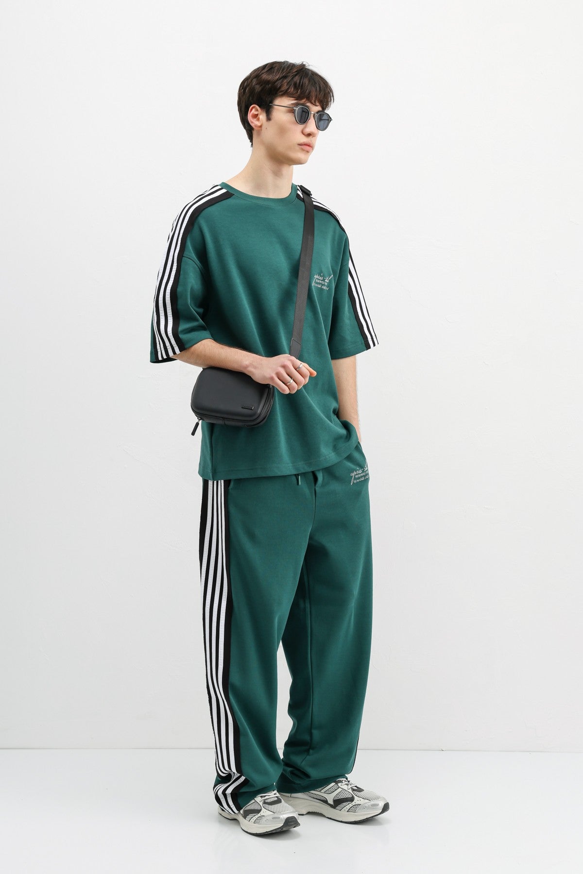 Oversize Baskılı Eşofman Takım Nefti