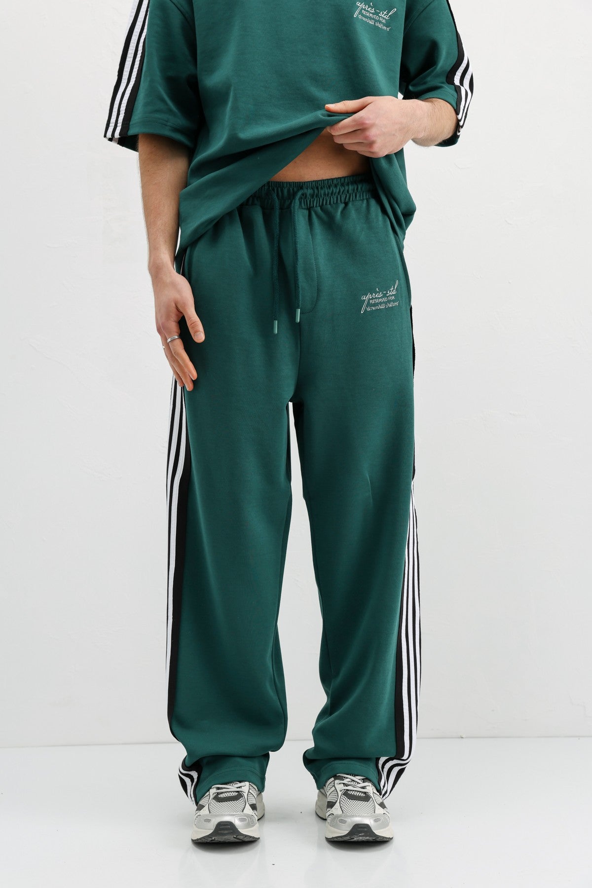 Oversize Baskılı Eşofman Takım Nefti