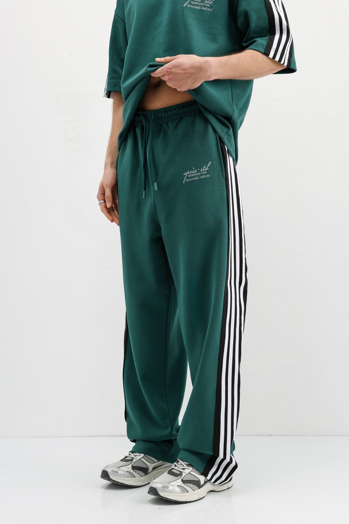 Oversize Baskılı Eşofman Takım Nefti