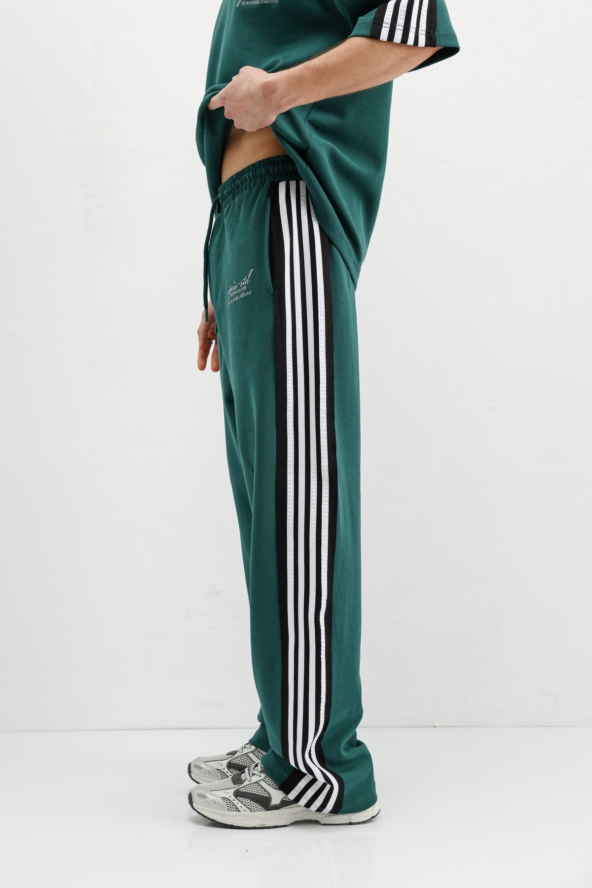 Oversize Baskılı Eşofman Takım Nefti