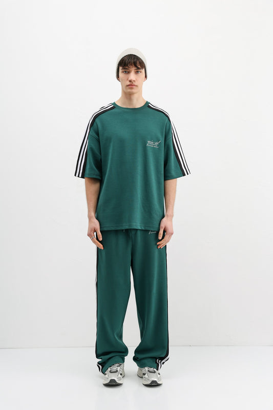 Oversize Baskılı Eşofman Takım Nefti