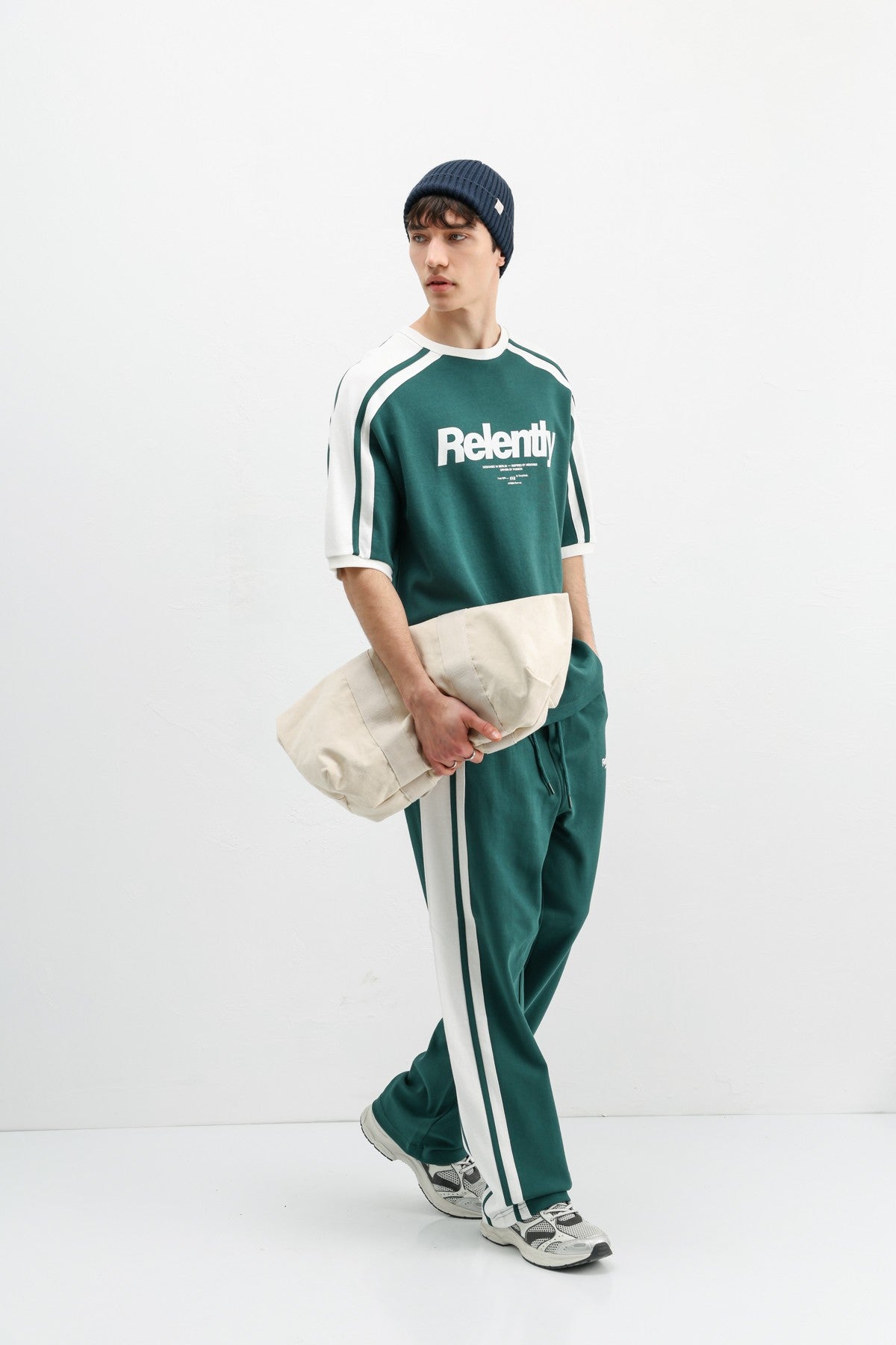 Oversize Baskılı Eşofman Takım