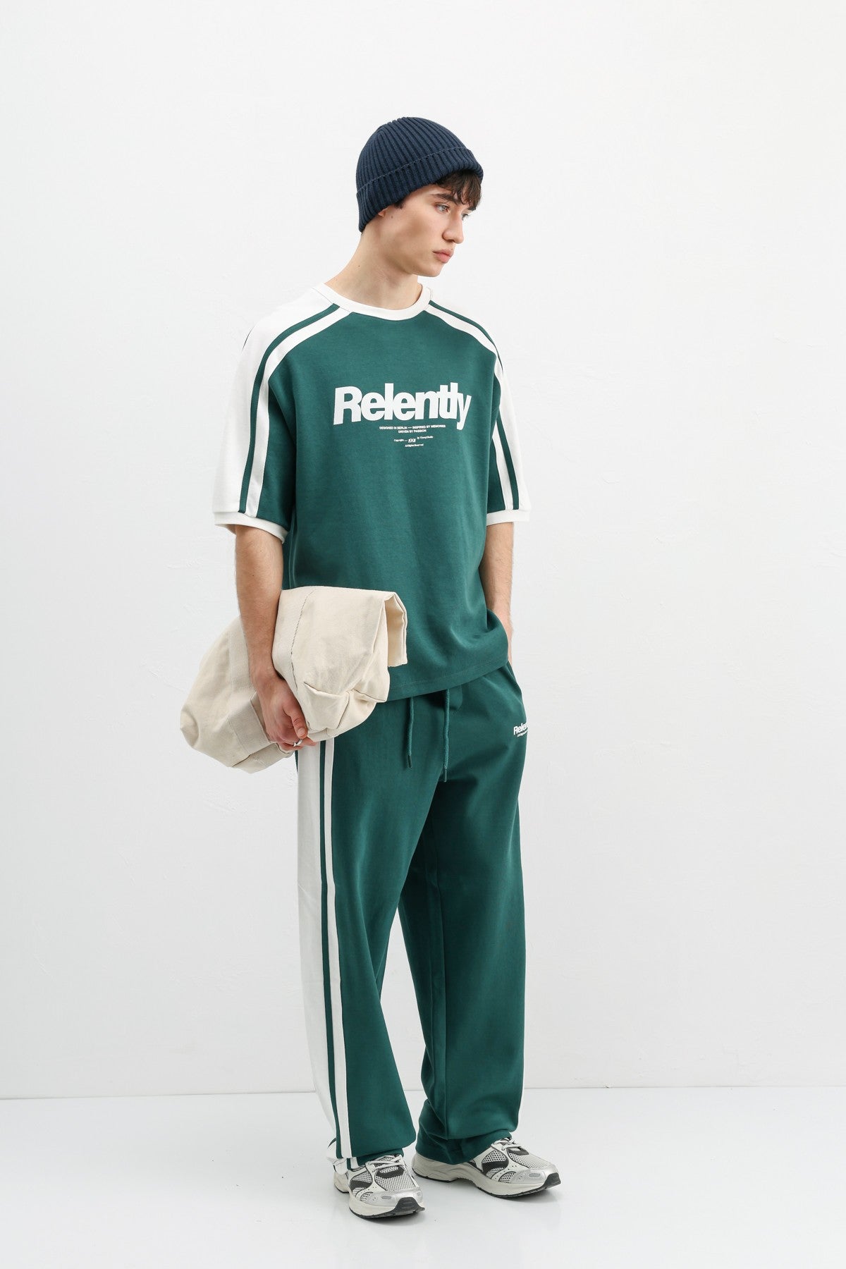 Oversize Baskılı Eşofman Takım