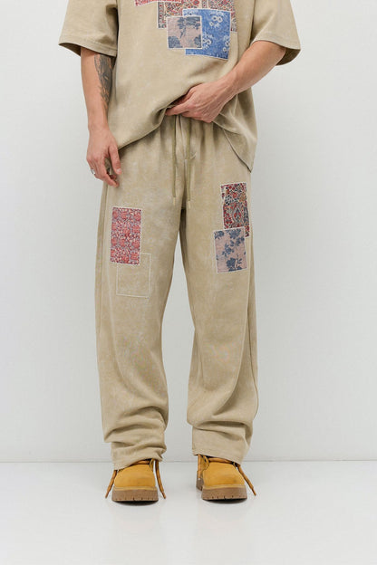 Oversize Baskılı Eşofman Takım
