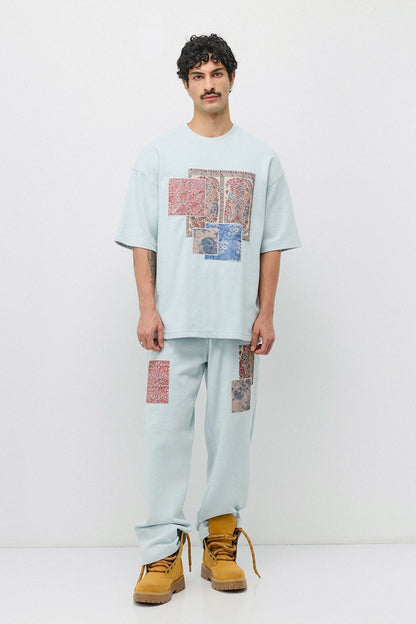 Oversize Baskılı Eşofman Takım