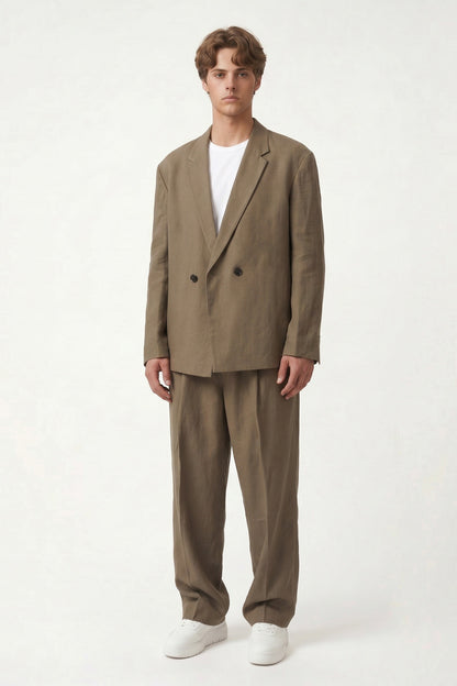 Oversize Lyocell Karışımlı Takım