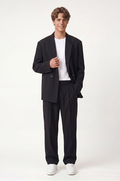 Oversize Lyocell Karışımlı Takım