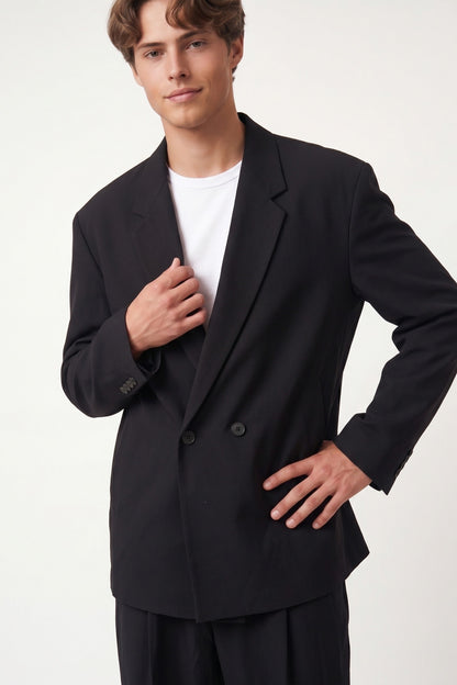 Oversize Lyocell Karışımlı Takım