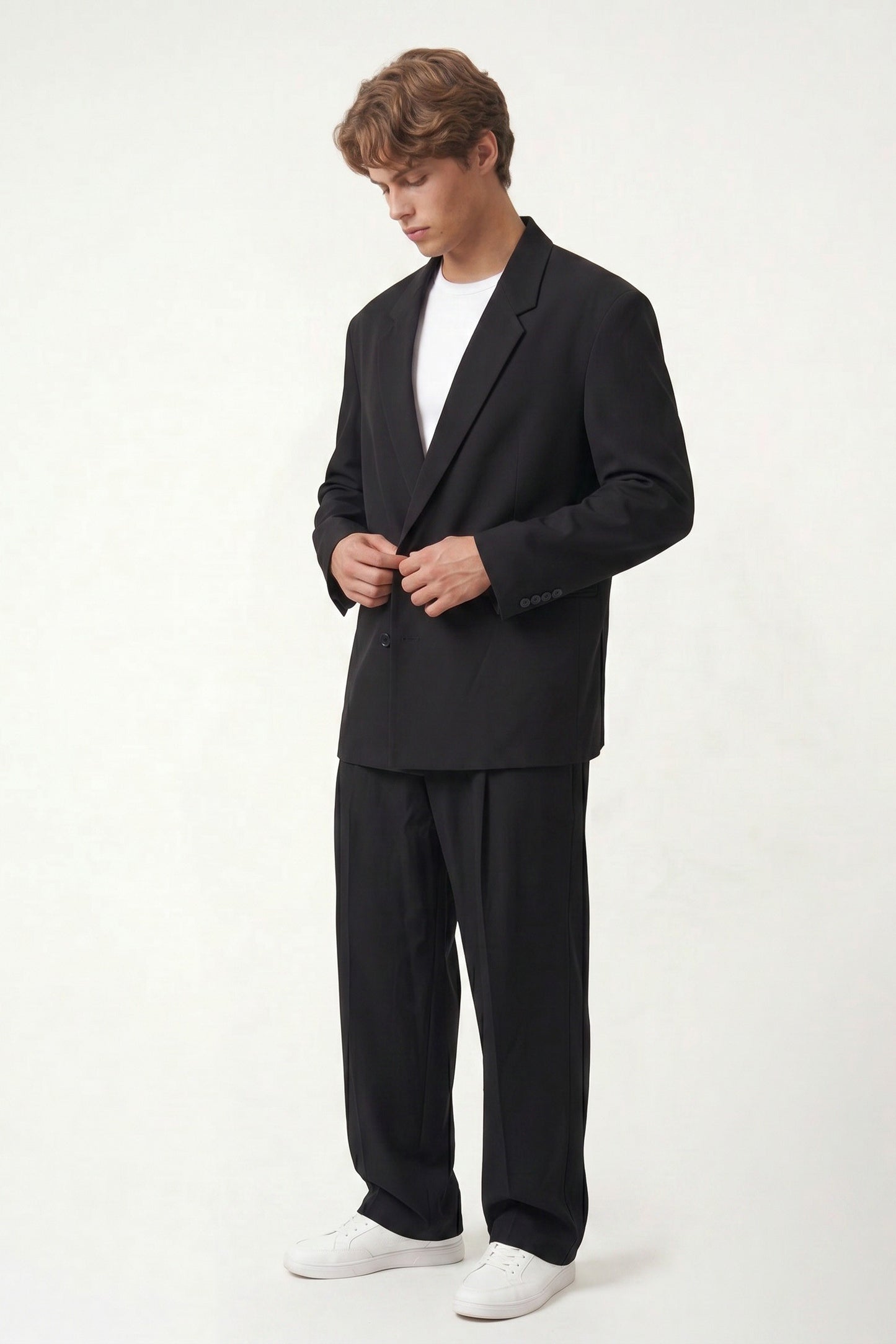 Oversize Lyocell Karışımlı Takım