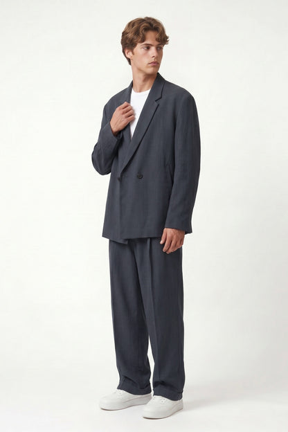 Oversize Lyocell Karışımlı Takım