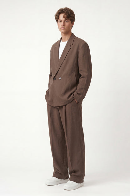 Oversize Lyocell Karışımlı Takım