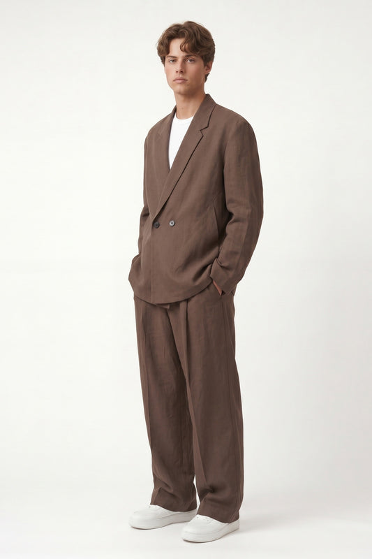 Oversize Lyocell Karışımlı Takım