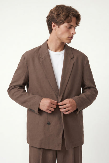 Oversize Lyocell Karışımlı Takım