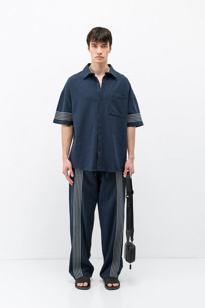 Oversize Keten Alt Üst Takım