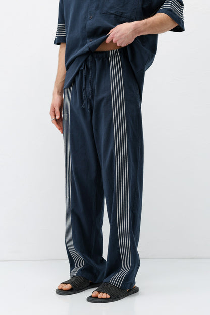 Oversize Keten Alt Üst Takım