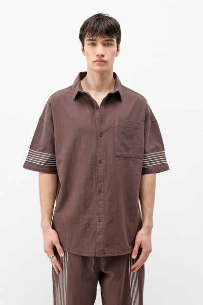 Oversize Keten Alt Üst Takım