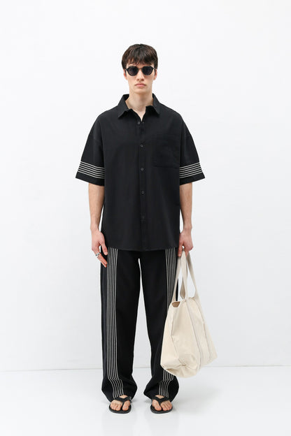 Oversize Keten Alt Üst Takım