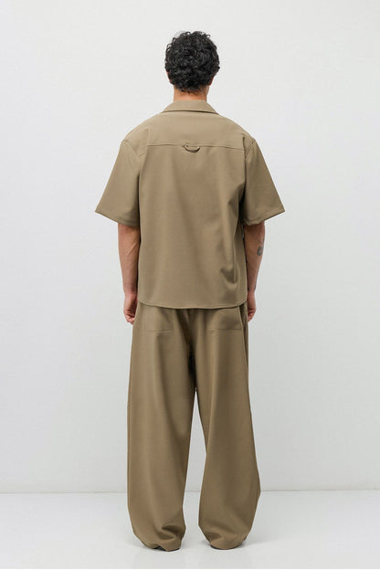 Relaxed Fit Oversize Gömlekli Pantolon Takım