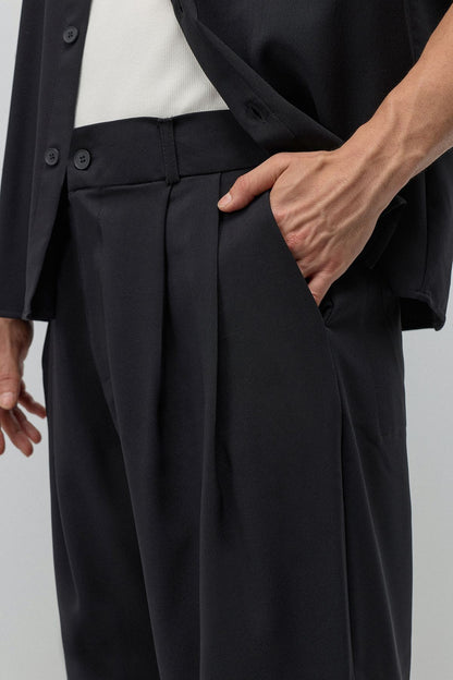 Relaxed Fit Oversize Gömlekli Pantolon Takım