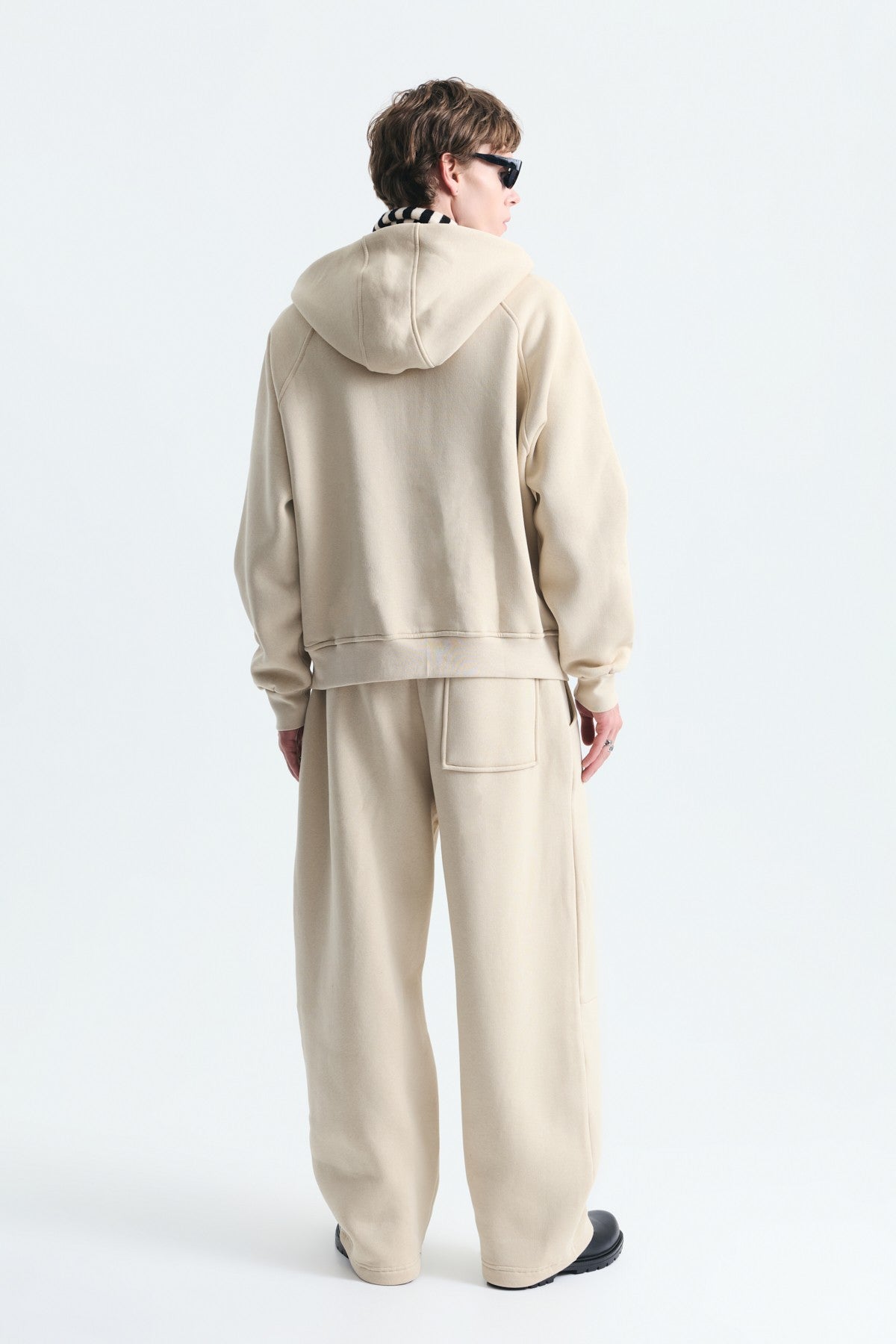 Oversize Klips Kapama Sweatshirt Takım