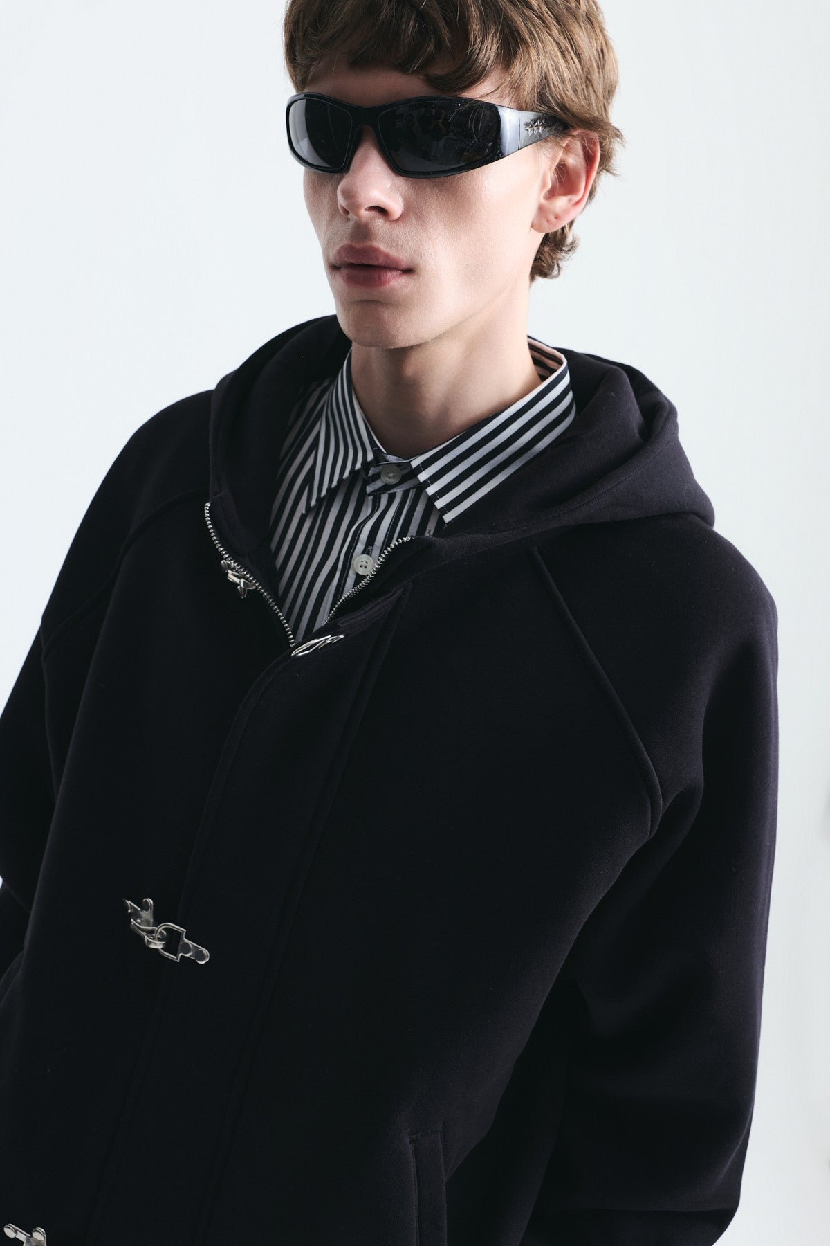 Oversize Klips Kapama Sweatshirt Takım
