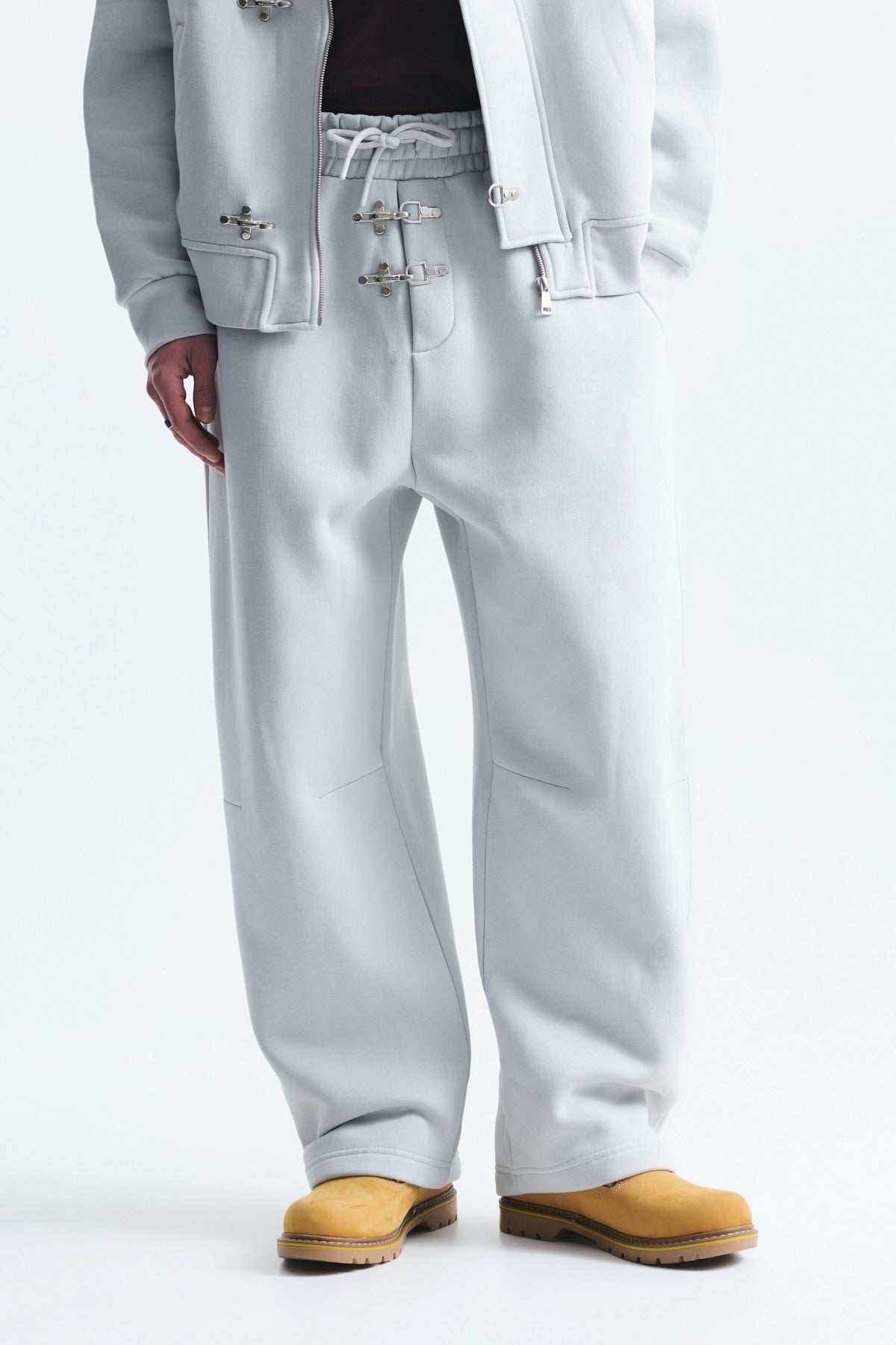 Oversize Klips Kapama Sweatshirt Takım