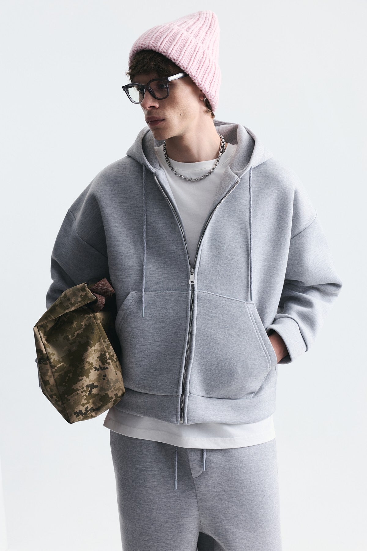 Fermuar Kapama Sweatshirt Takım
