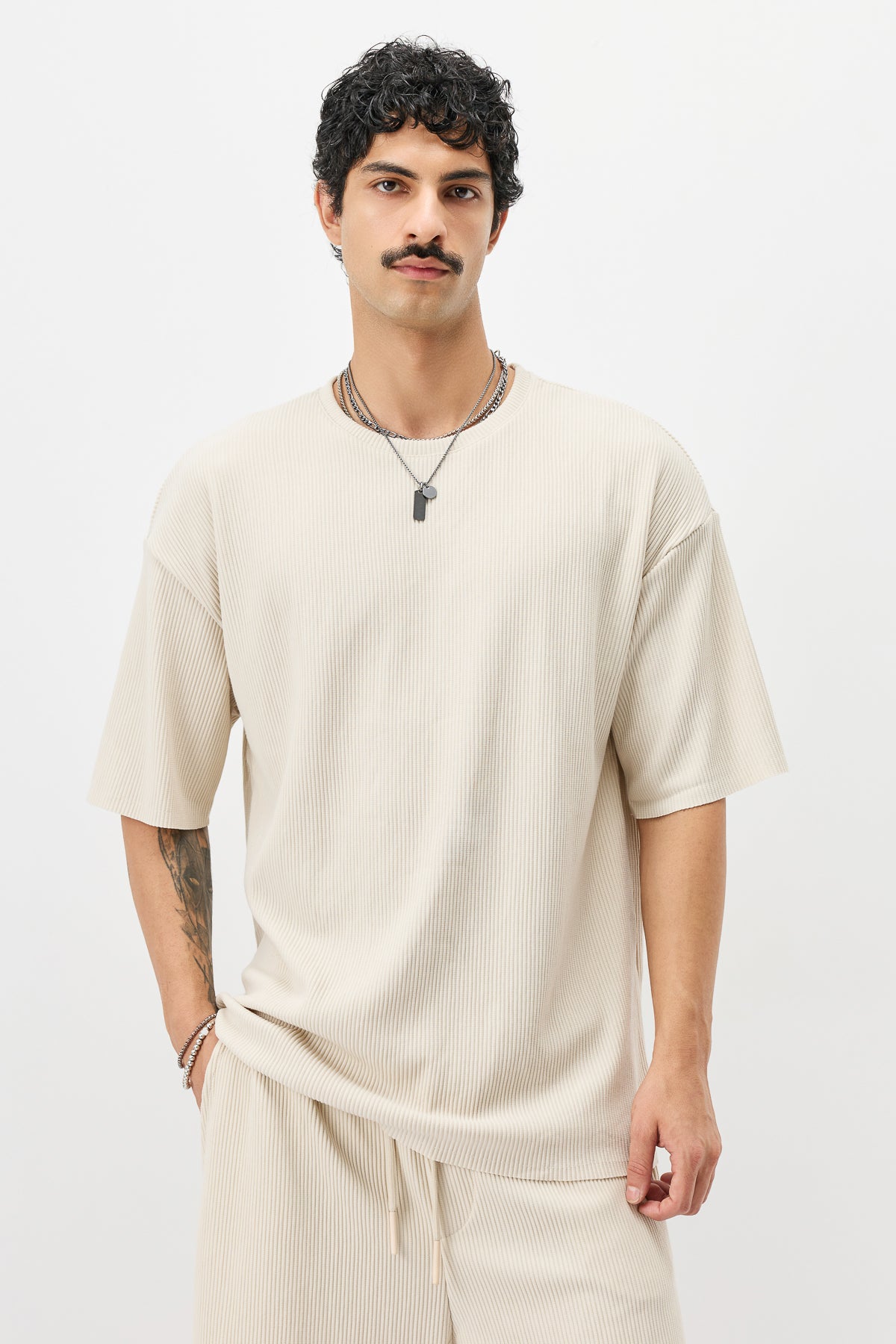 Fitilli Oversize Tişört