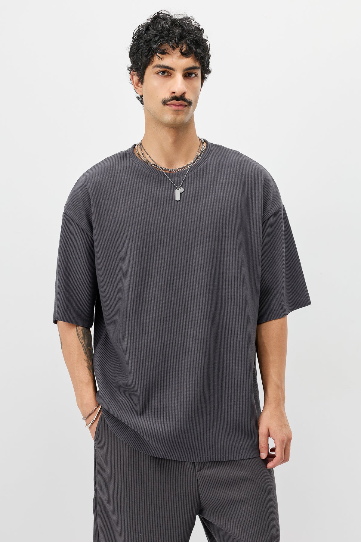 Fitilli Oversize Tişört