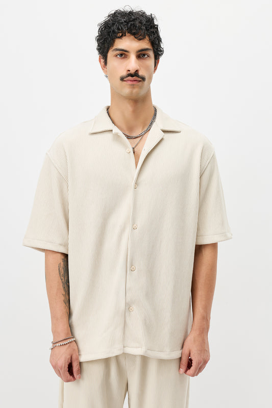 Fitilli Oversize Gömlek