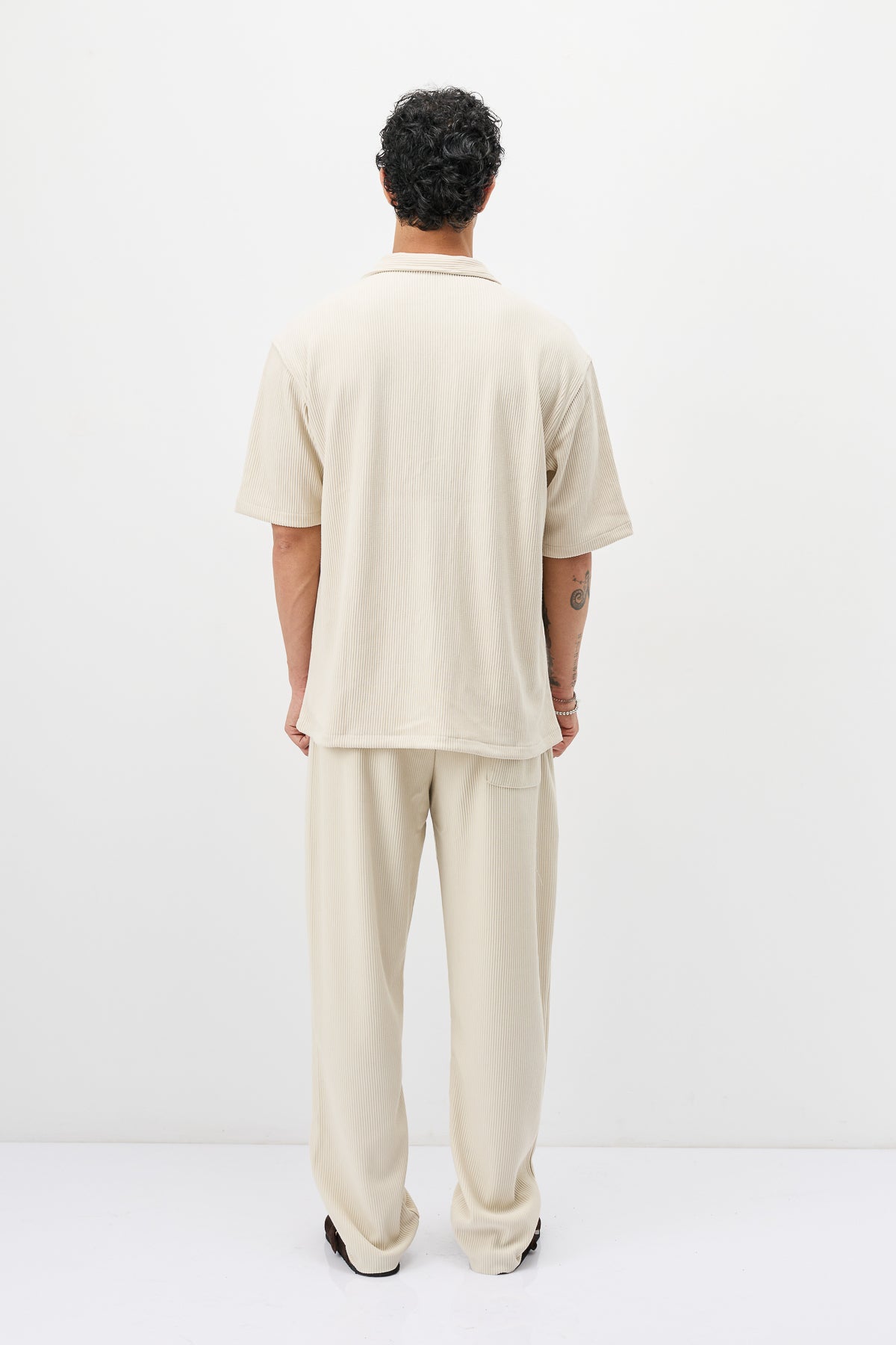 Fitilli Oversize Gömlek