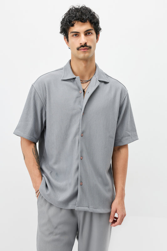 Fitilli Oversize Gömlek