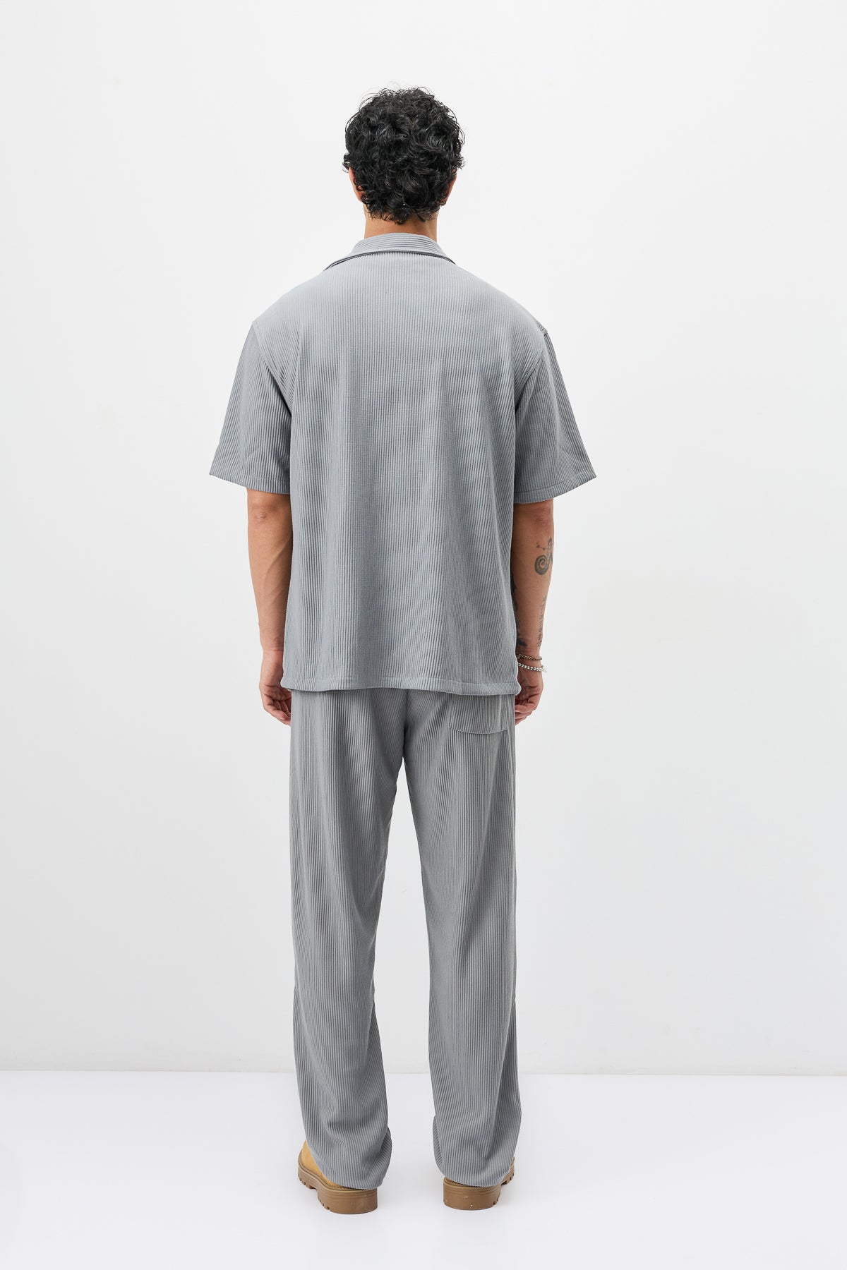 Fitilli Oversize Gömlek