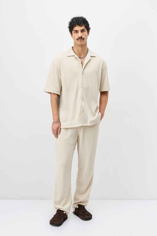 Fitilli Oversize Gömlek