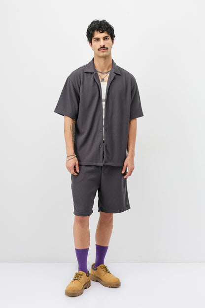 Fitilli Oversize Gömlek